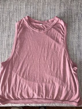 Free People Women's Sleeveless Crewneck Tank - Dusty Pink